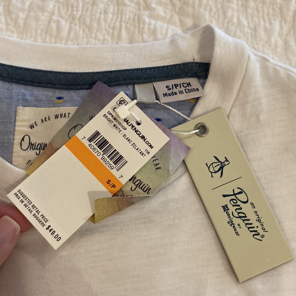 Never worn! NWT! Mens Penguin shirt - Picture 3 of 10